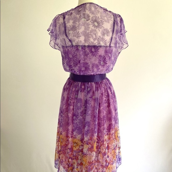Vtg Enchanted Aster Dress S - Picture 7 of 7